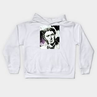 Matthew Arnold Black And White Portrait | Matthew Arnold Artwork 3 Kids Hoodie